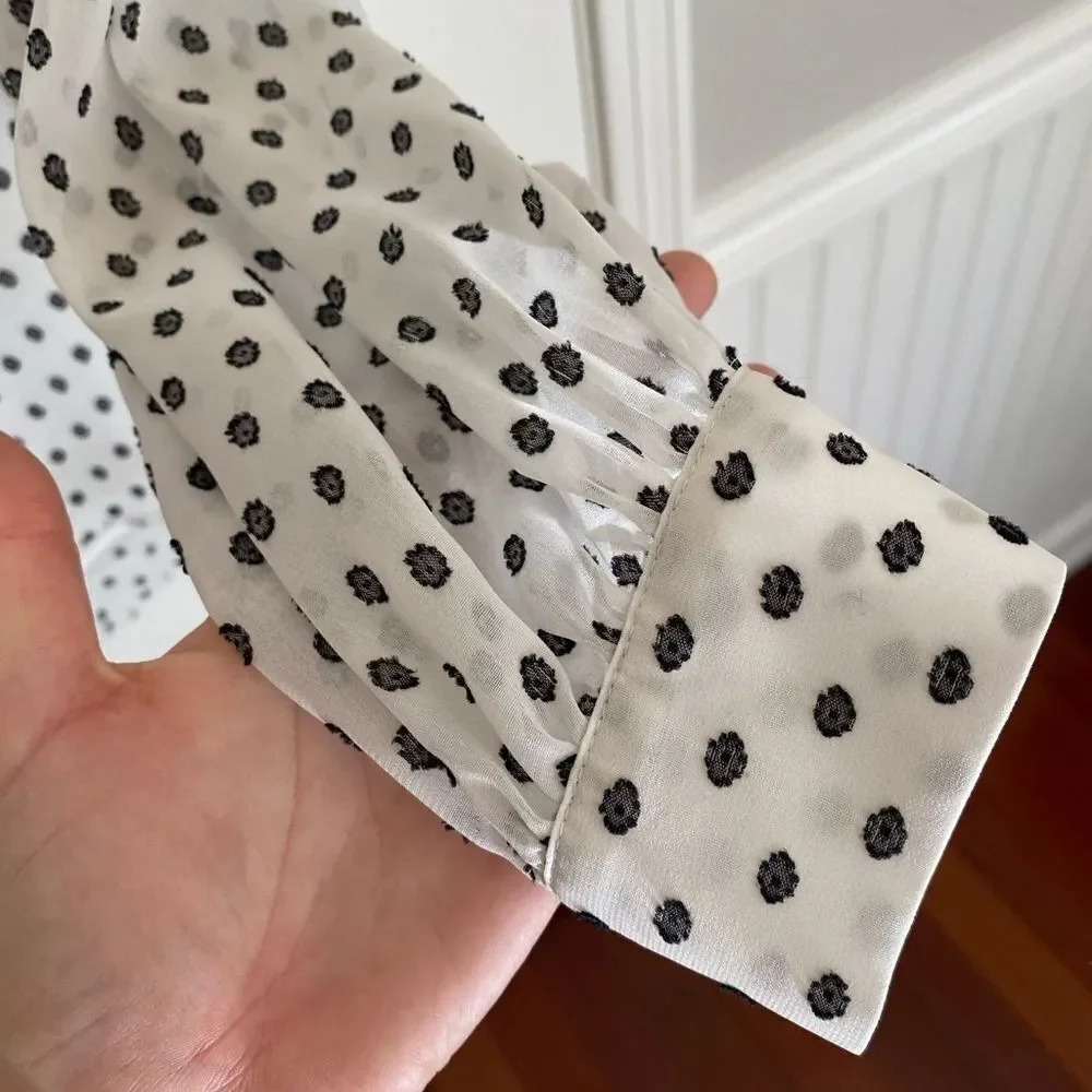 Banana Republic Women’s Polka Dot Blouse - Picture 8 of 10